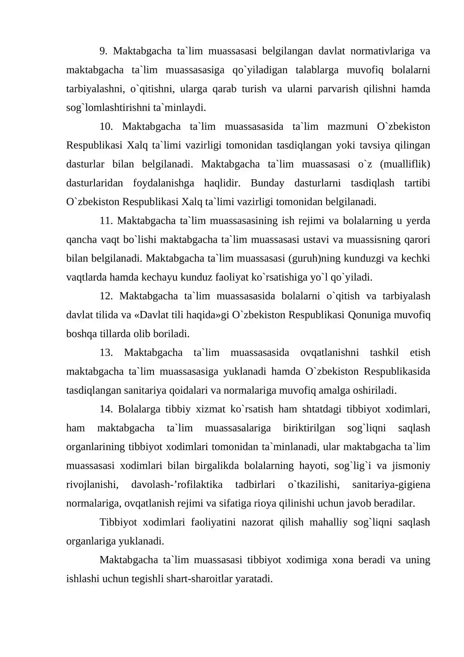 Davlatga qarashli va nodavlat maktabgacha ta’lim muassasasini boshqarish 3