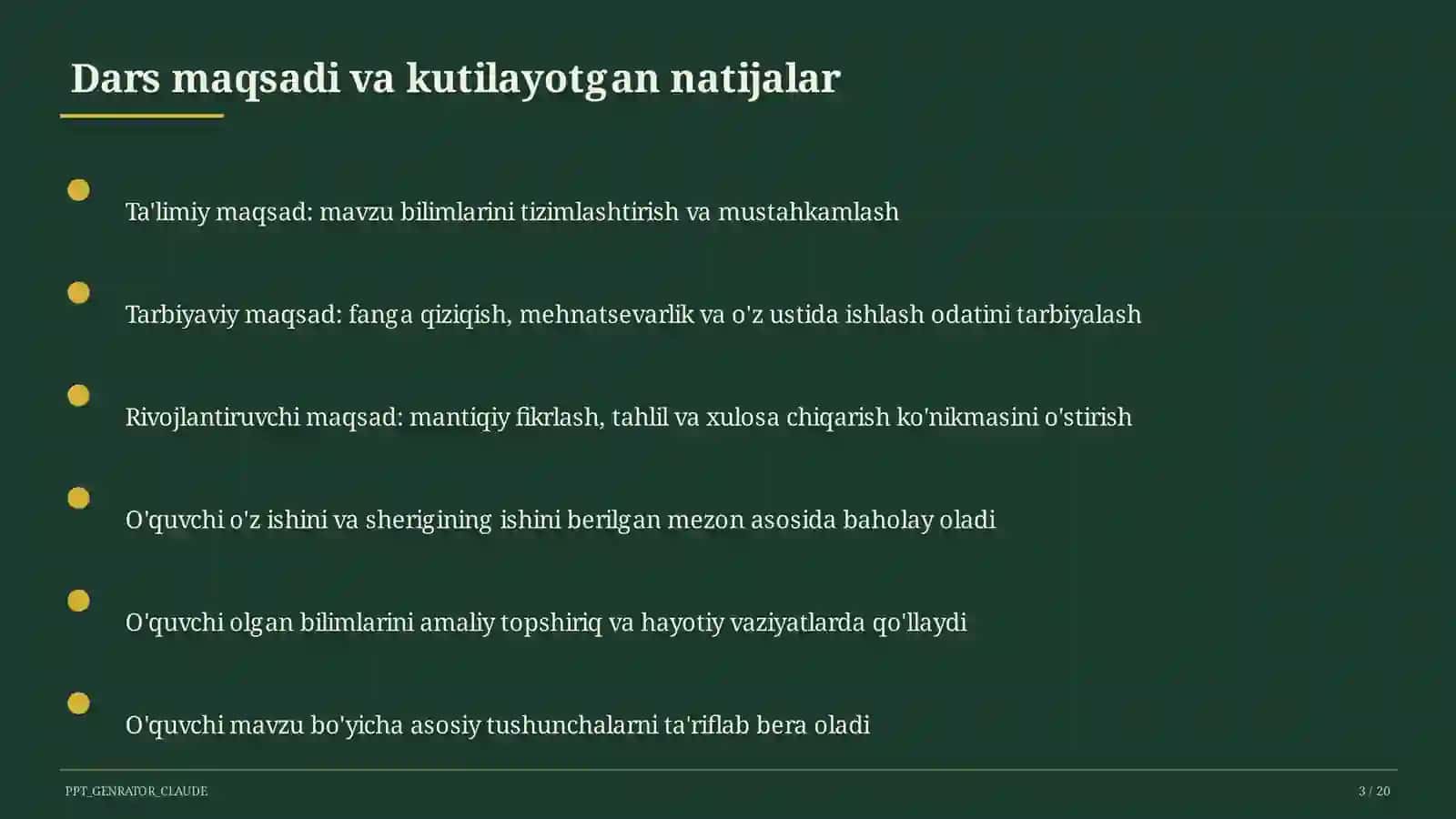 Evolyutsiya nazariyasi: Darvin ta'limoti (10-sinf) 3