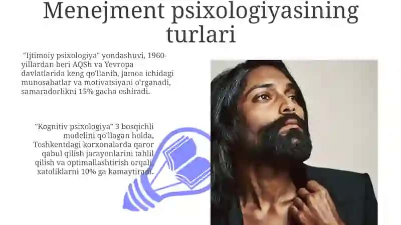 Boshqaruv psixologiyasi turlari va uning inson omilidagi oʻrni 3