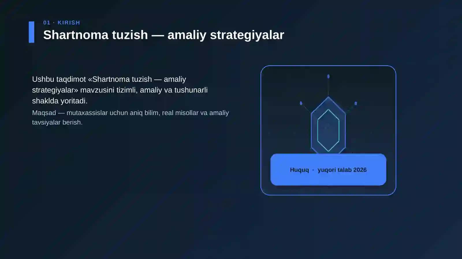 Shartnoma tuzish — amaliy strategiyalar 3