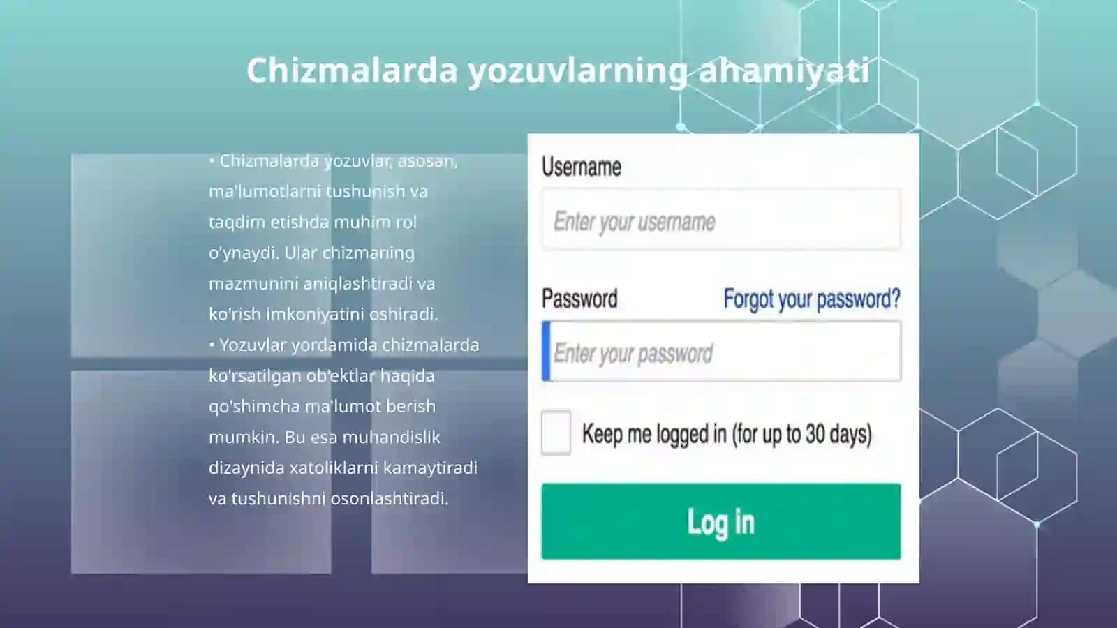 Chizmalarda yozuvlarni chizish va ularni o‘zgartirish 3