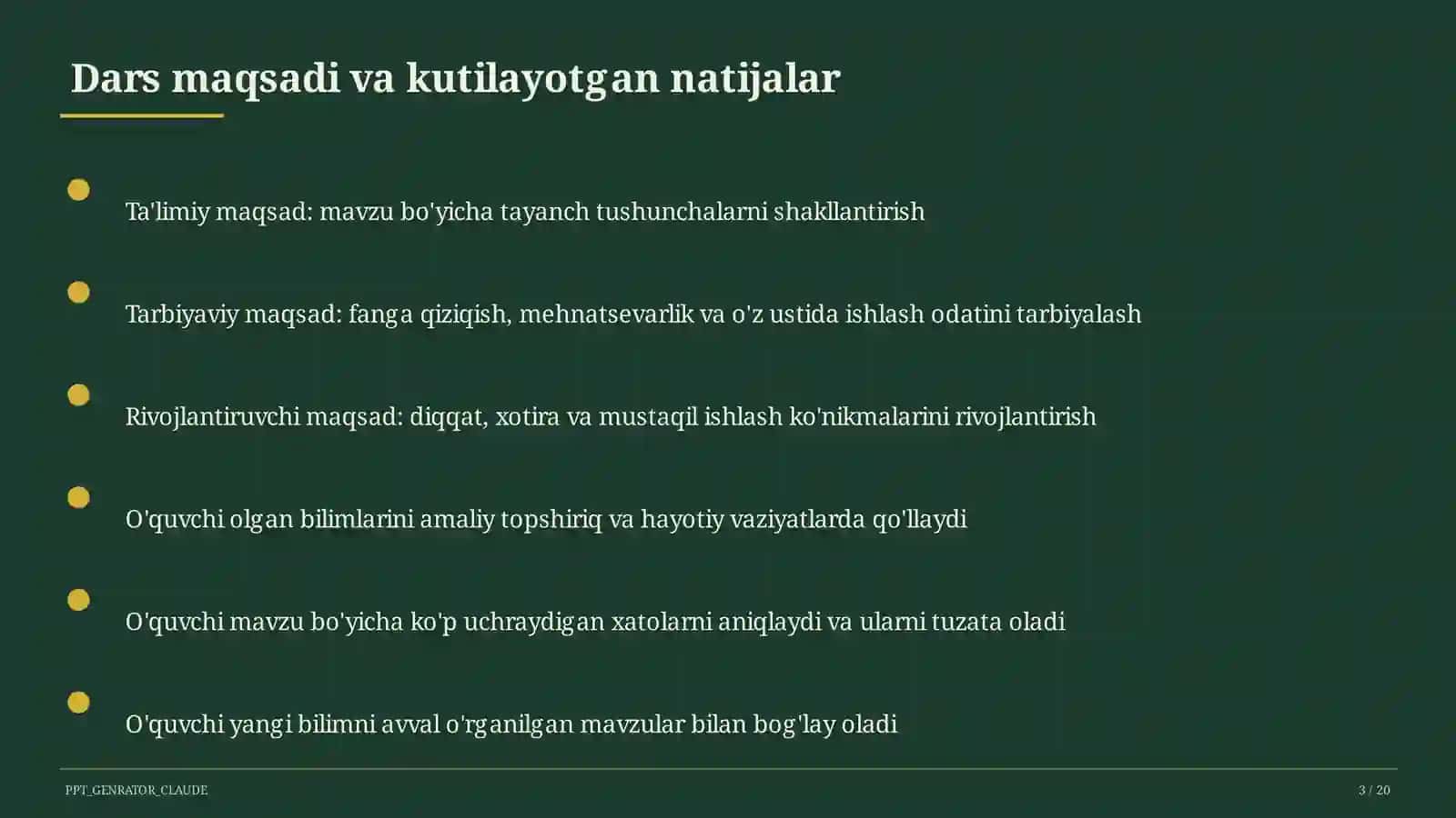 Leksikologiya: so'zning lug'aviy ma'nosi (5-sinf) 3