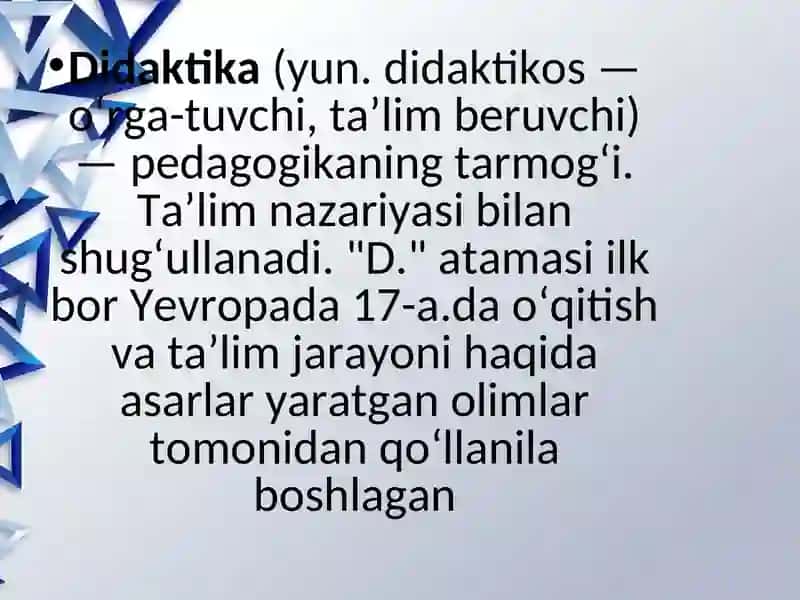 Didaktika 3