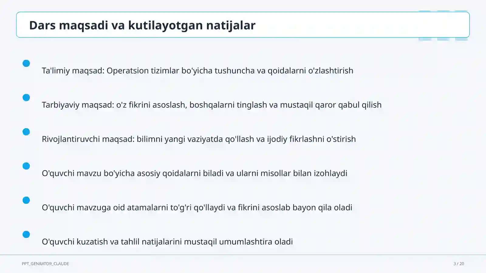 Operatsion tizimlar (6-sinf) 3