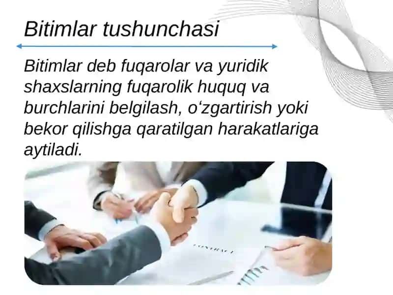 Nizoli bitimlarning turlari va ularning haqiqiy sanalmasligi 3