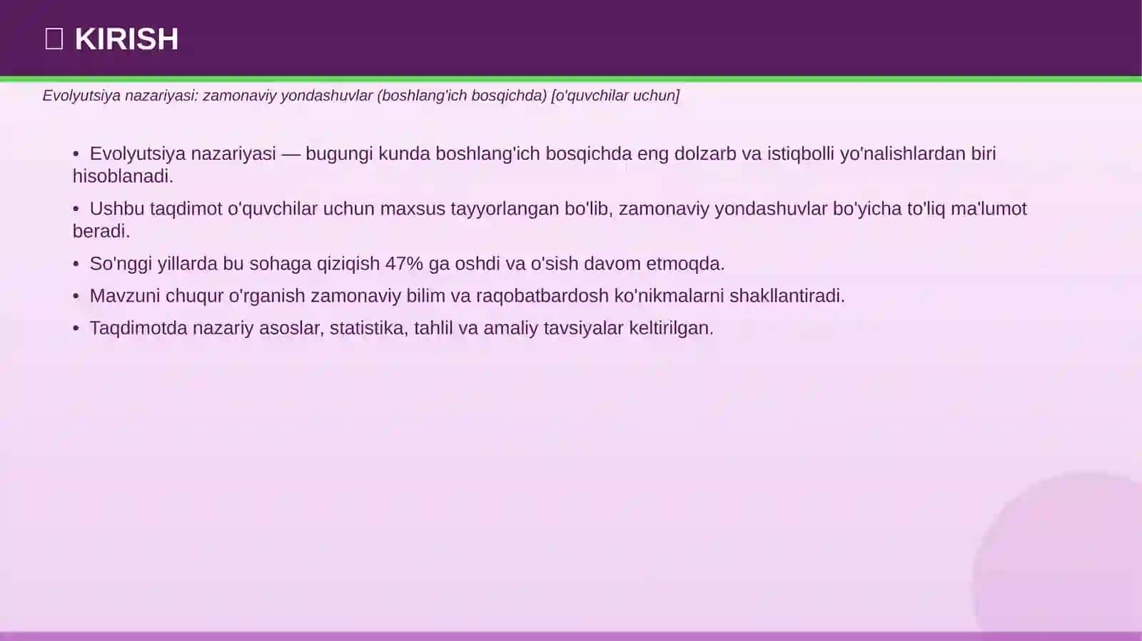 EVOLYUTSIYA NAZARIYASI 3