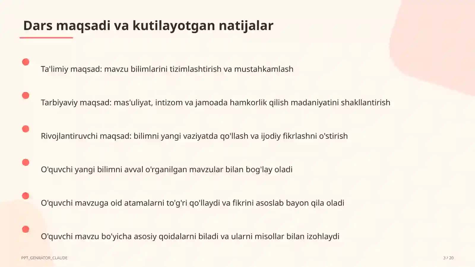Iqtisodiyot nima: ehtiyoj va resurslar (9-sinf) 3