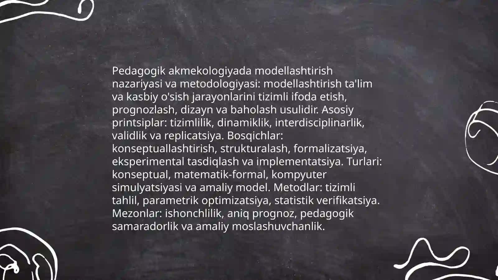 Pedagogik akmekologiyada modellashtirish nazariyasi va metodologiyasi 3