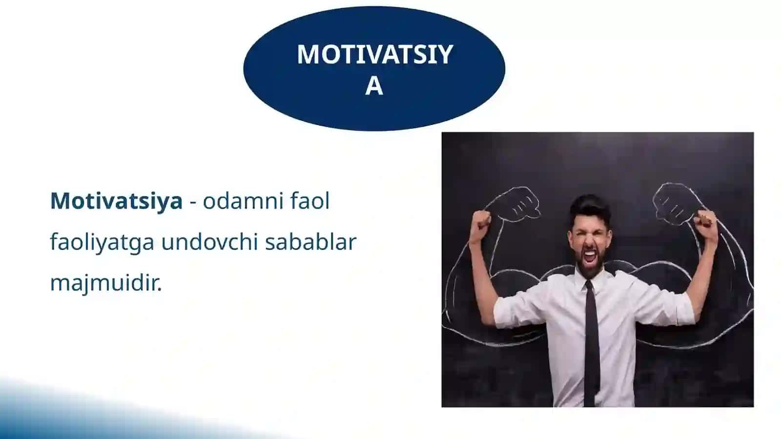 Motivatsiya va Muloqot 3