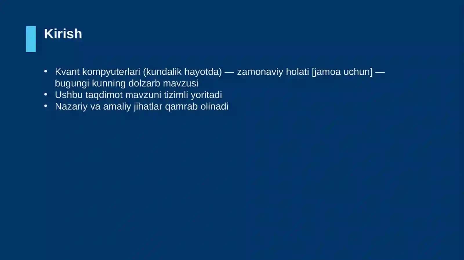 Kvant kompyuterlari (kundalik hayotda) — zamonaviy holati [jamoa uchun] 3