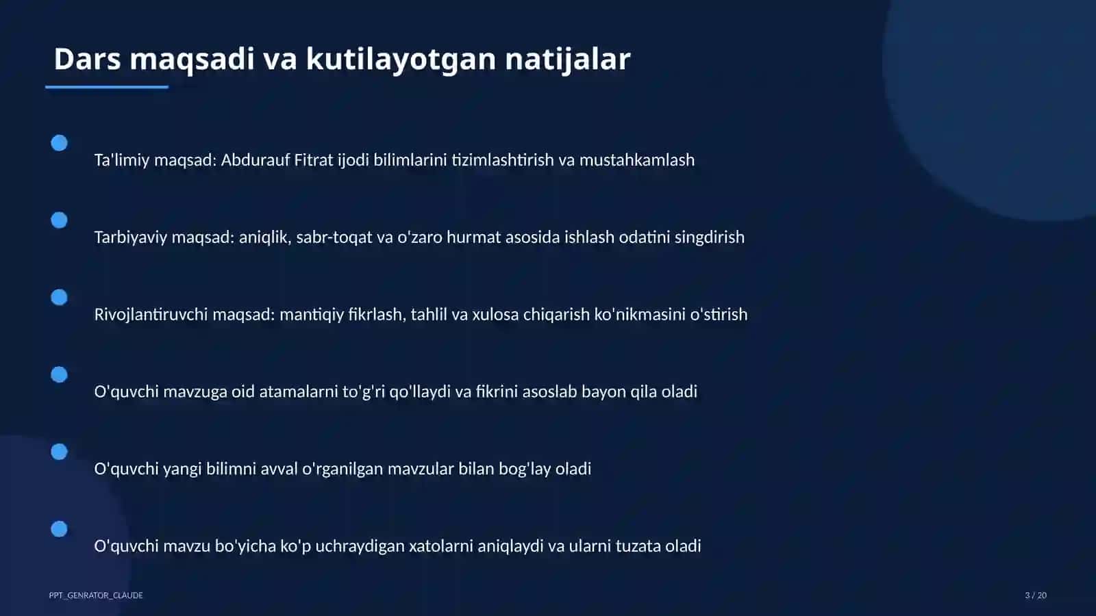 Abdurauf Fitrat ijodi (9-sinf) 3