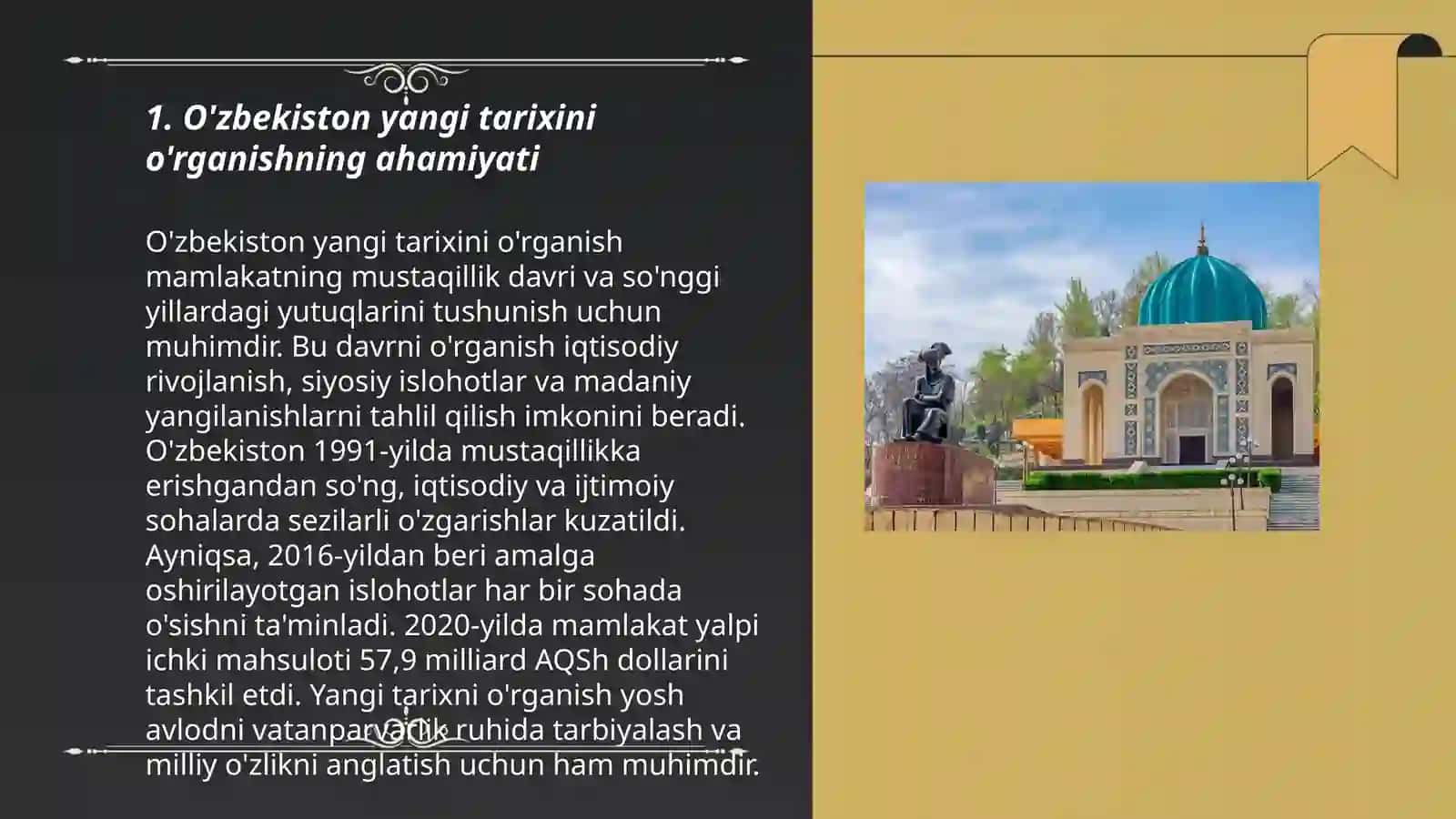 O'zbekiston yangi tarixini o'rganish 3