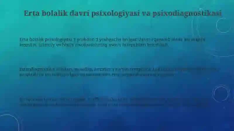 Ilk bolalik davrining psixologiyasi va psixodiagnostikasi 3