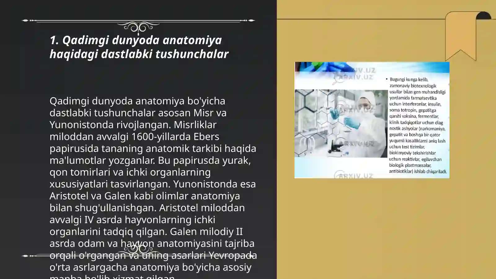 Anatomiya fanining rivojlanish tariyxi 3