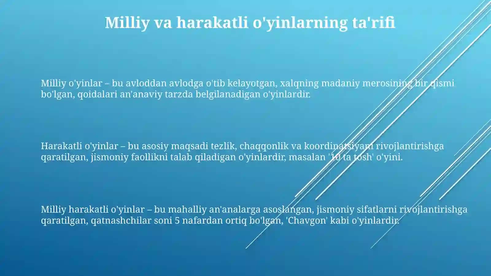 Agilityni rivojlantiruvchi milliy va harakatli o'yinlar: Ta'rif, ahamiyat va fiziologik asoslar 3