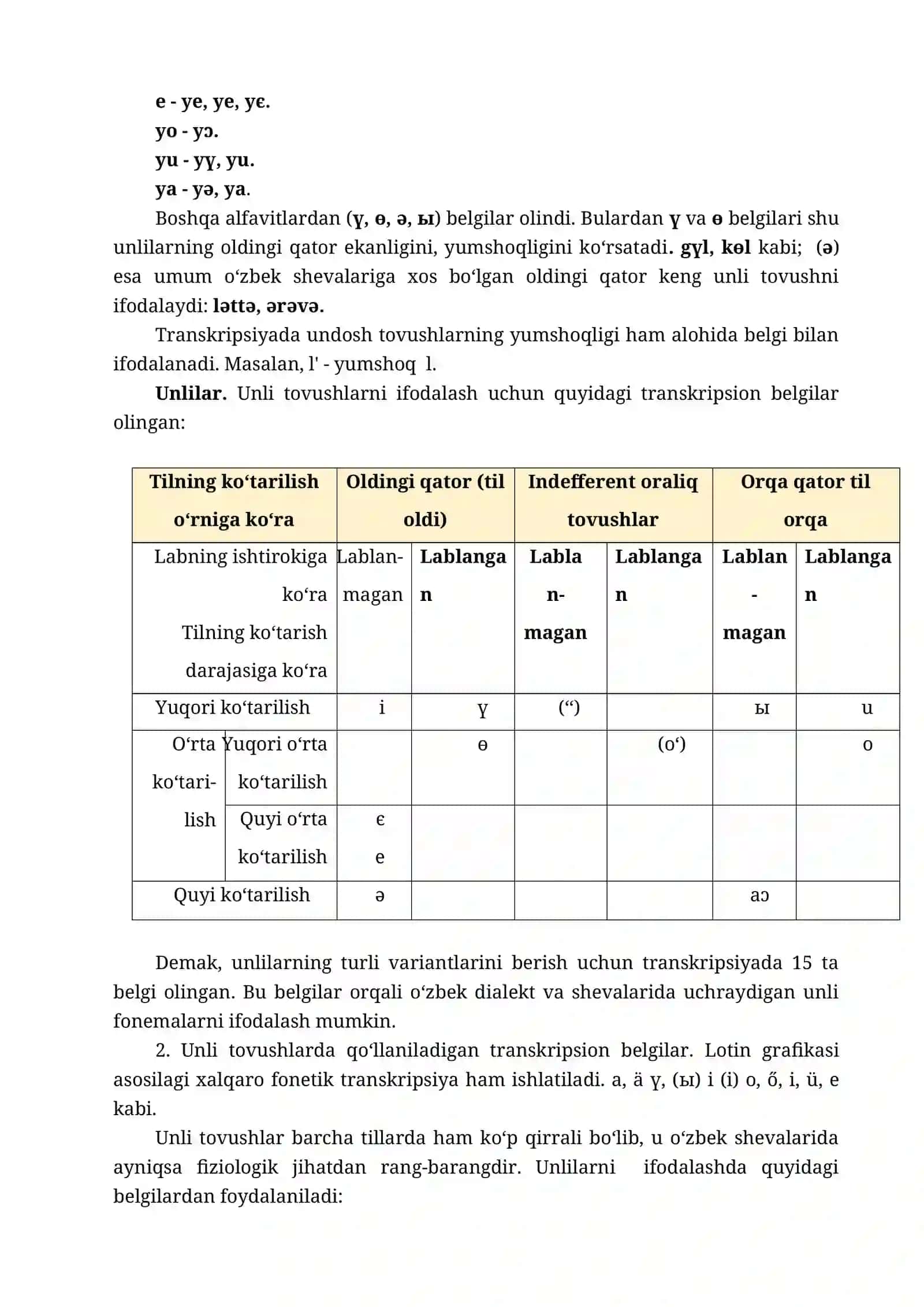 TRANSKRIPSIYA VA TRANSLITERATSIYA 3