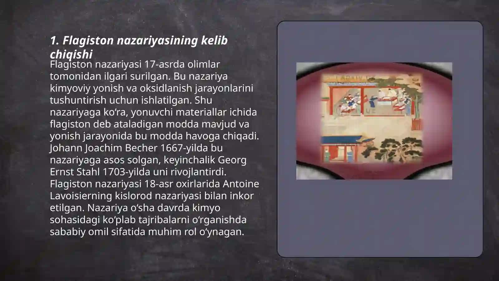 Flagiston nazariyasining vujudga kelishi.A.Lavuzening unga qarshi kurashi va ilmiy yutuqlari 3