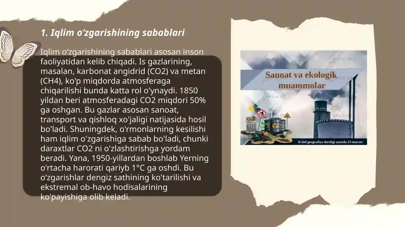 Iqlim oʻzgarishi va uning global ekologik muammolari 3