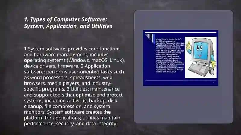 Computer software 3