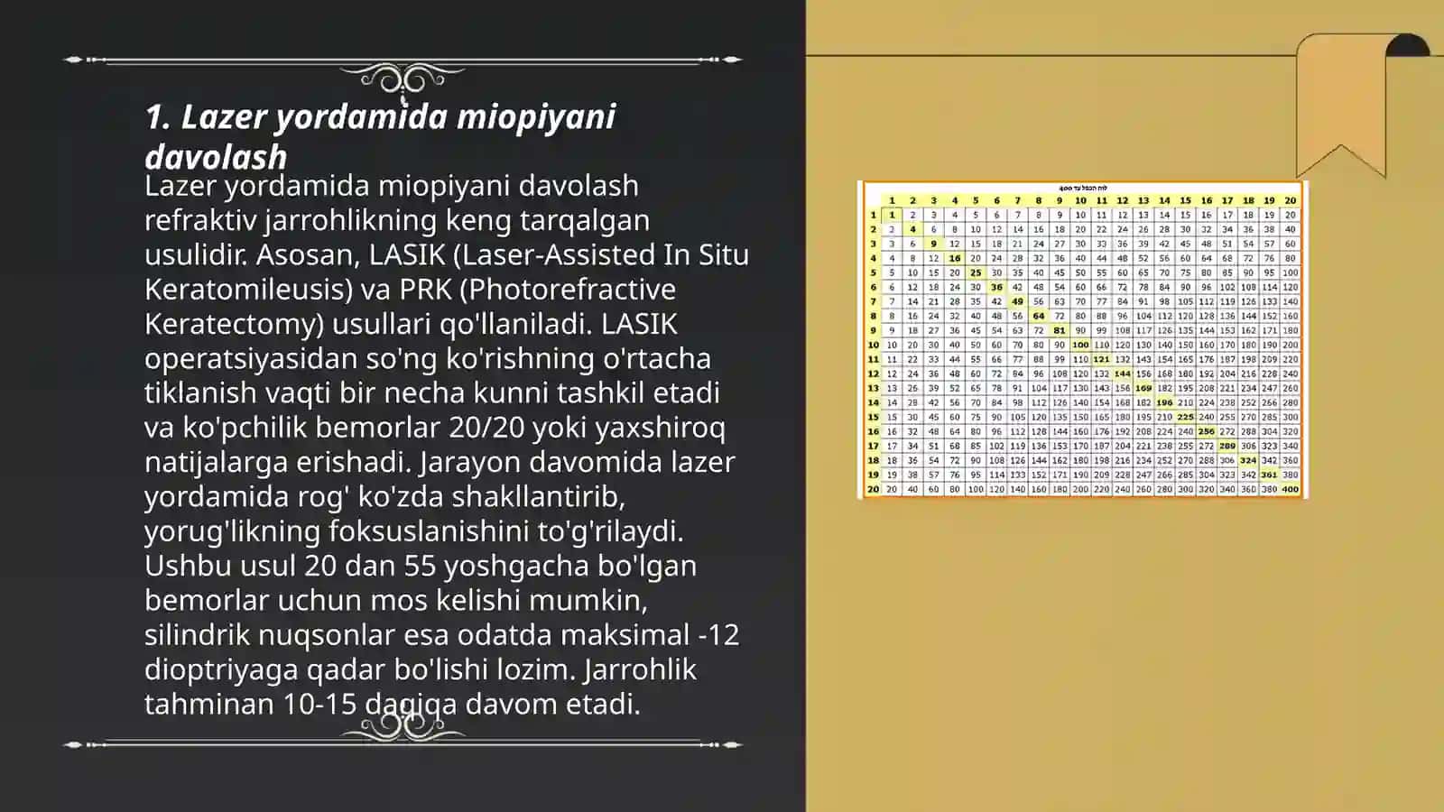 Oftalmologiyada refraksiya anomaliyalarida lazerli operatsiya turlari 3