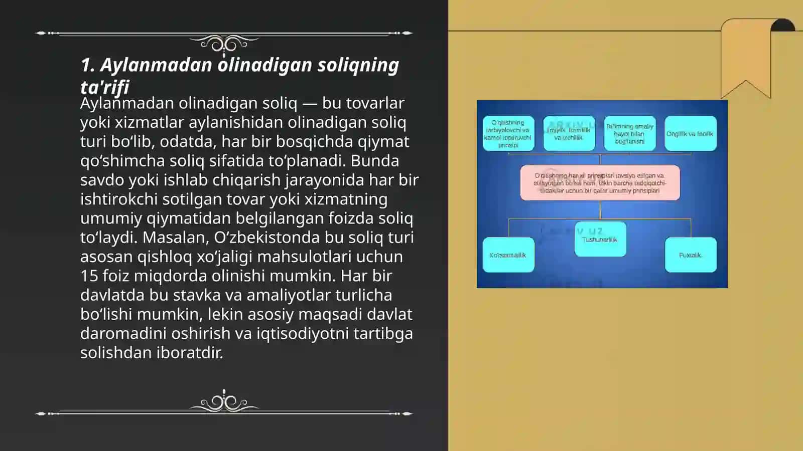Aylanmadan olinadigan soliqning iqtisodiy mohiyati va byudjet daromadlarini shakllantrishdagi ahamiyati 3
