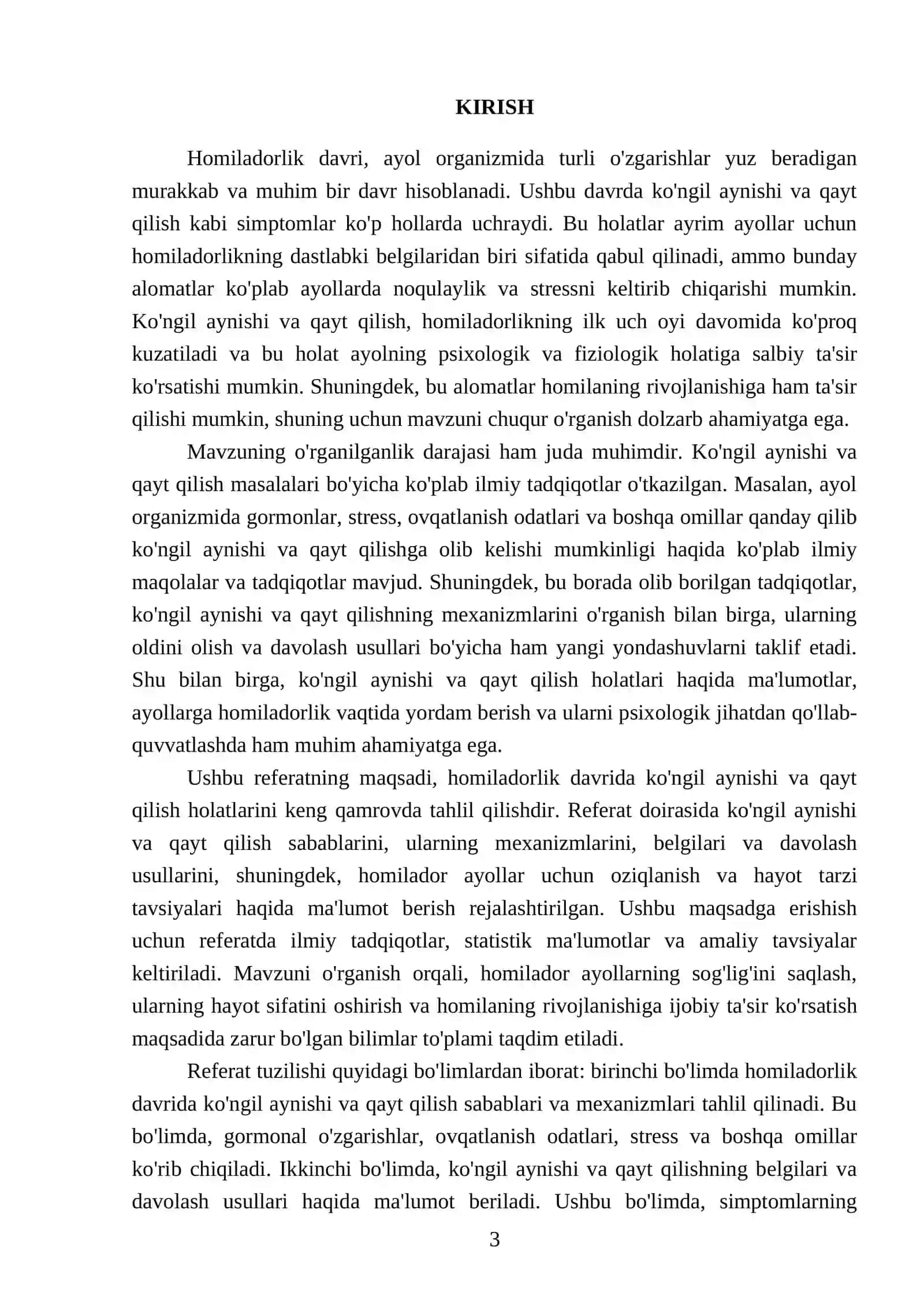 Homiladorlik davrida ko'ngil aynishi va gayt qilish 3