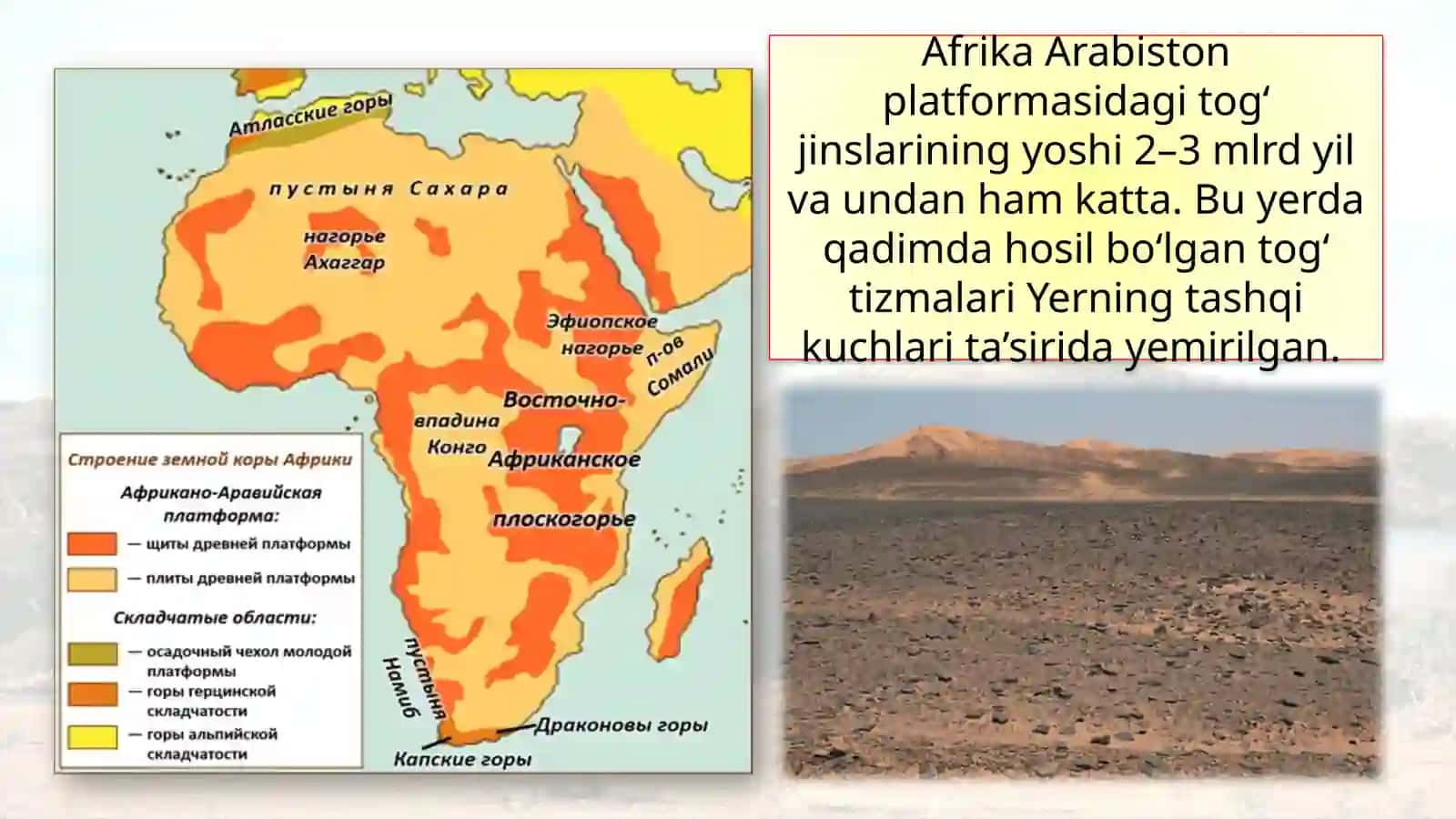 Geologik tuzilishi, relyefi va foydali qazilmalari 3