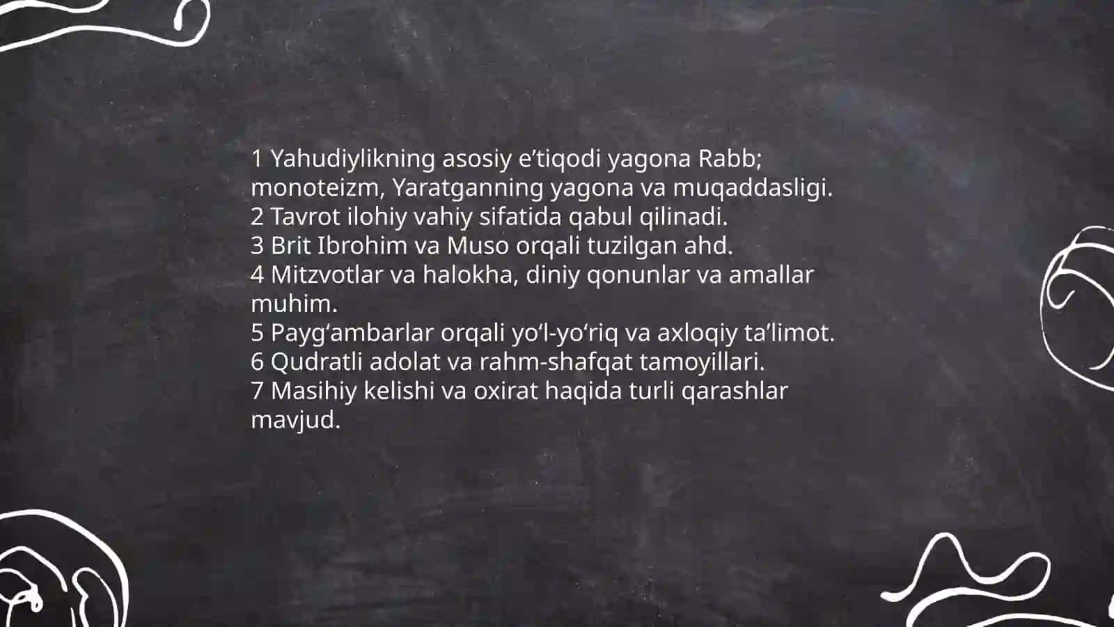 Yahudiylik talimoti 3