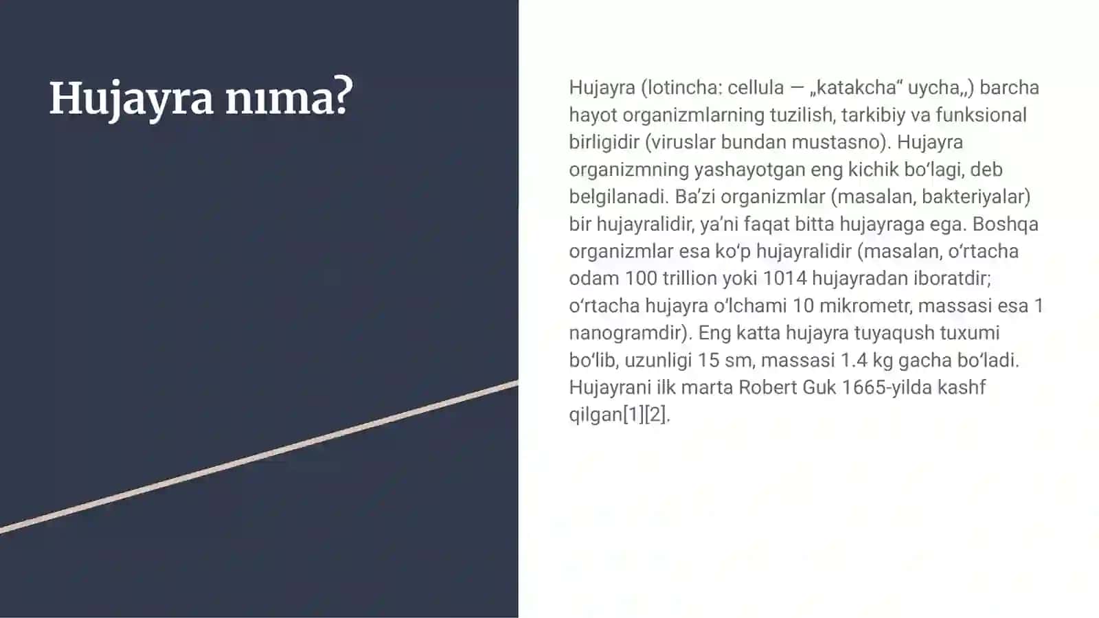 Hujayra tuzılıshı 3