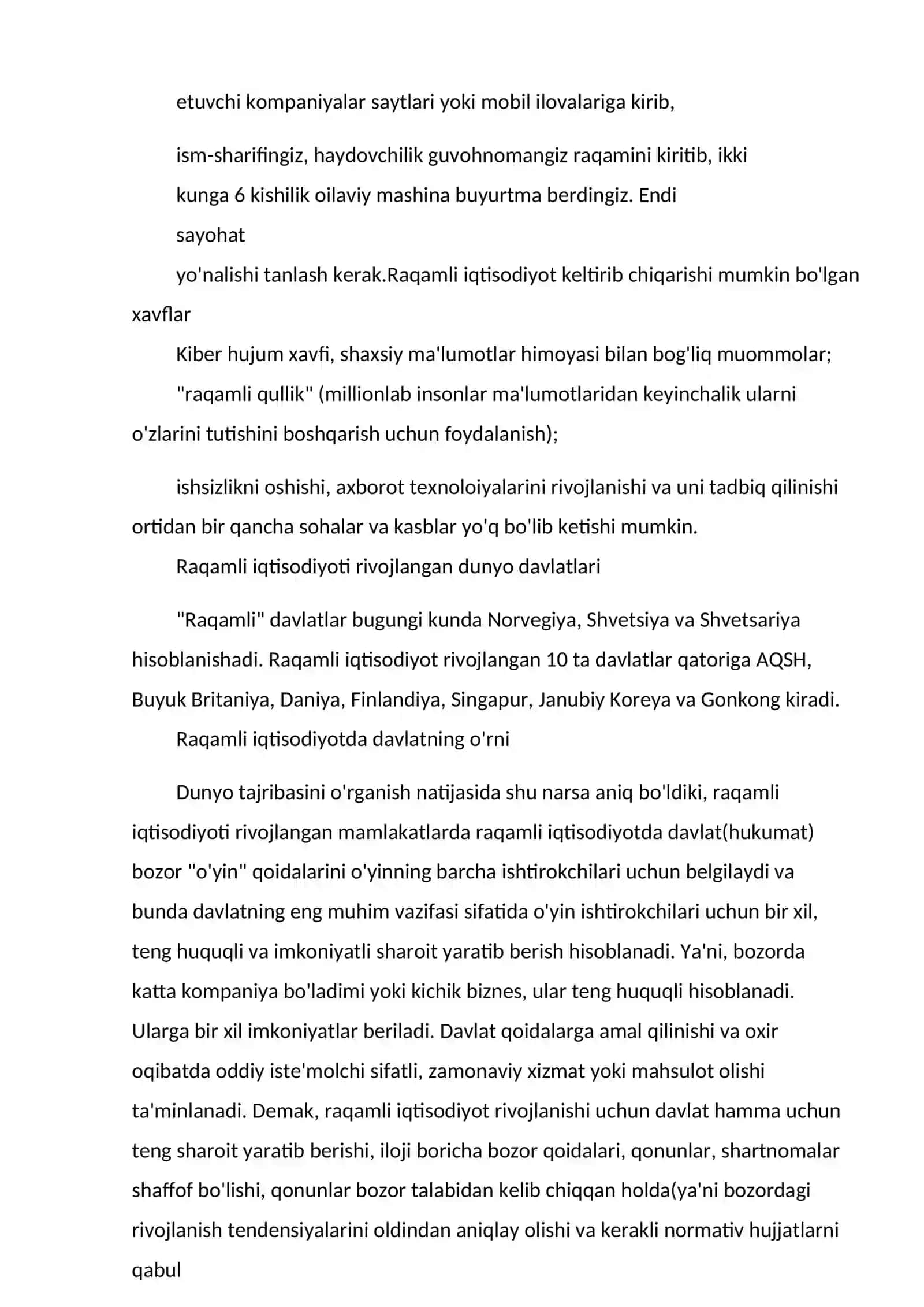 SUN’IY INTELLEKTNI TURLI SOHALARDA QO’LANISHI 3