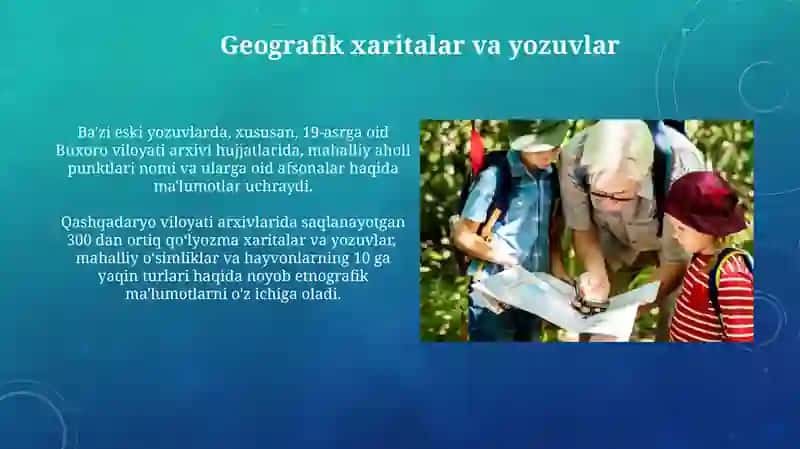 Tabiatga Ekskursiya jarayonlarida o'lkashunoslik bilan tanishtirish metodikadi 3
