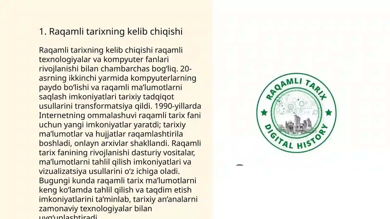 Raqamli tarix fanining shakllanishi va taraqqiyoti 3