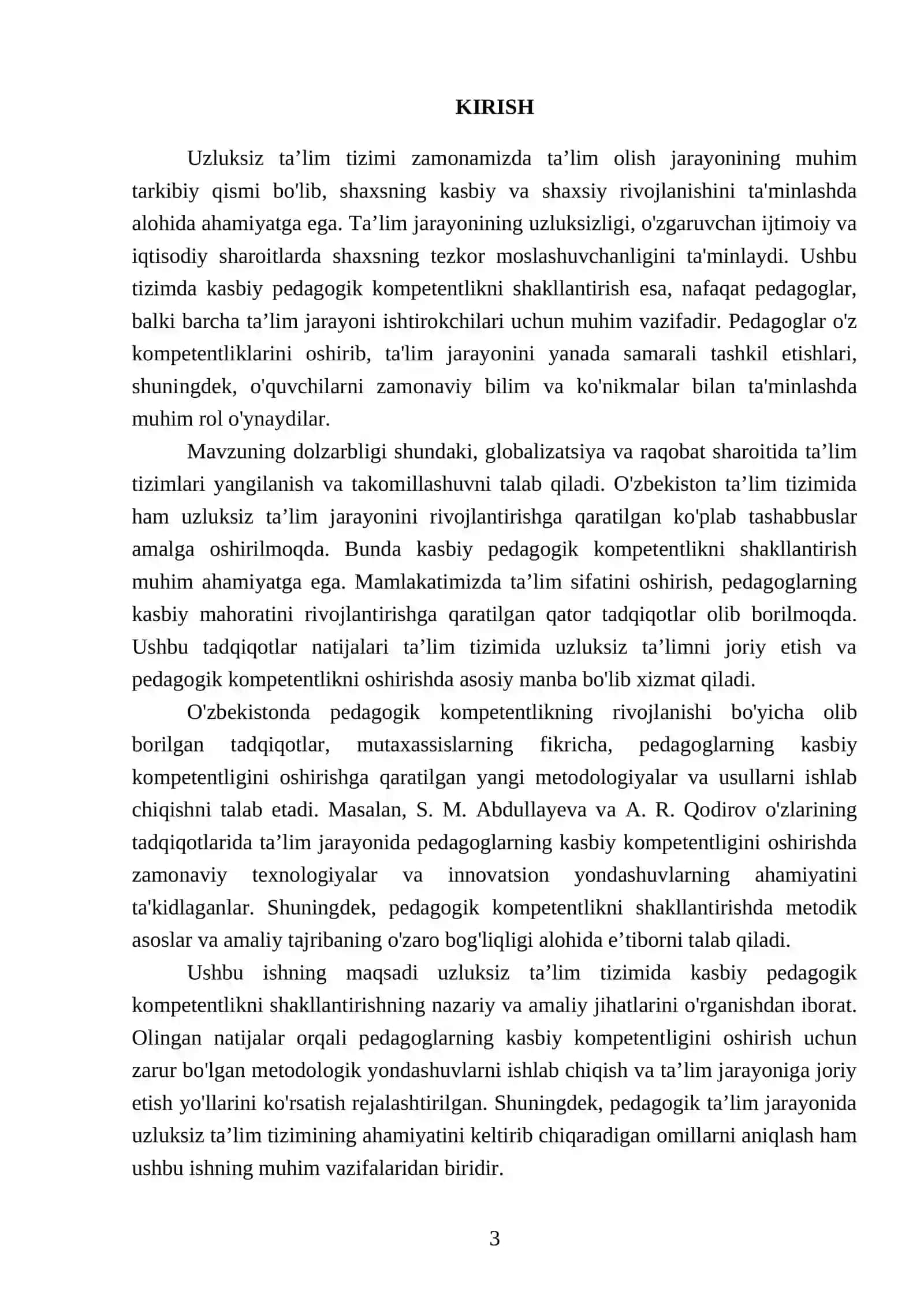 Uzluksiz ta’lim tizimida kasbiy pedagogik kompetentlikni shakllantirish 3