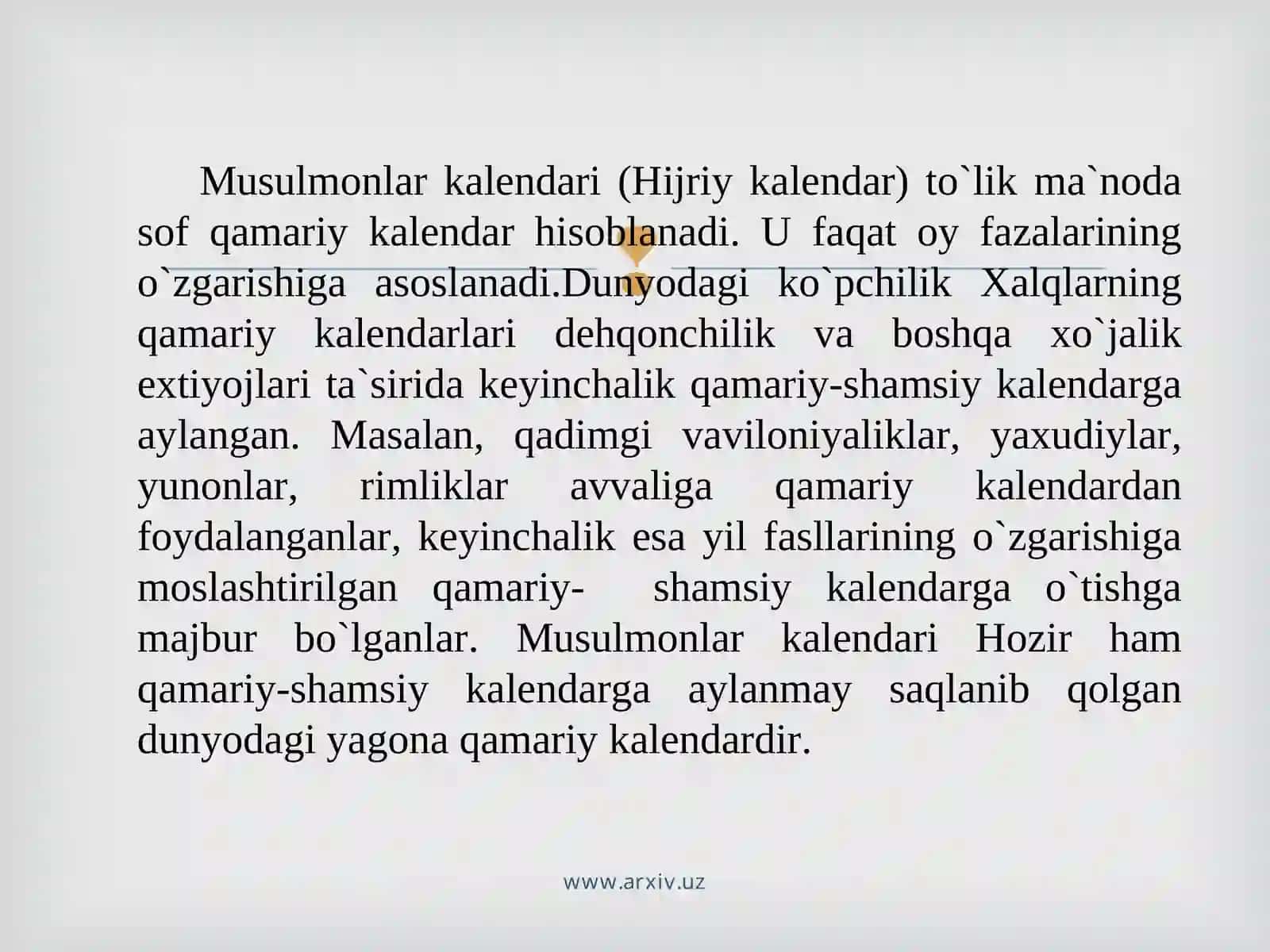 Hijriy yil hisobi 3