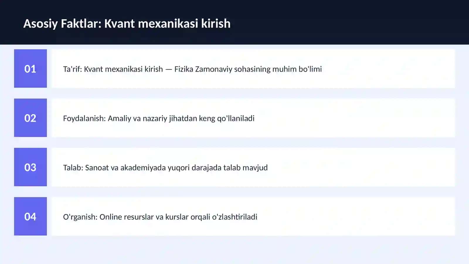 Kvant mexanikasi kirish 3