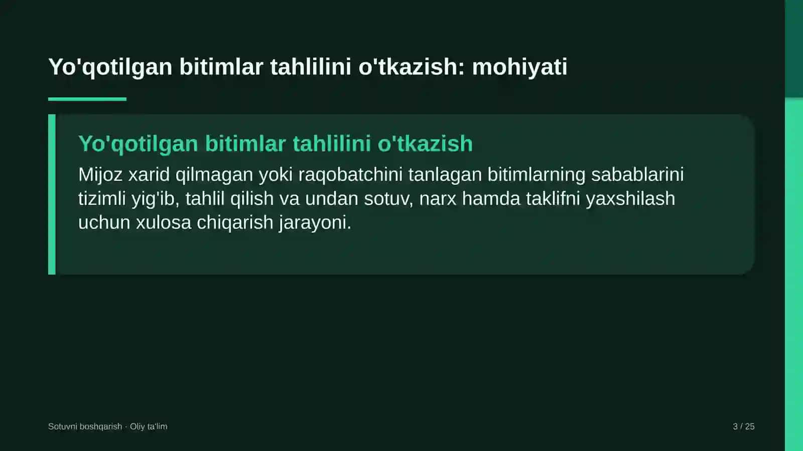 to'qimachilik korxonalarida yo'qotilgan bitimlar tahlilini o'tkazish 4866 3