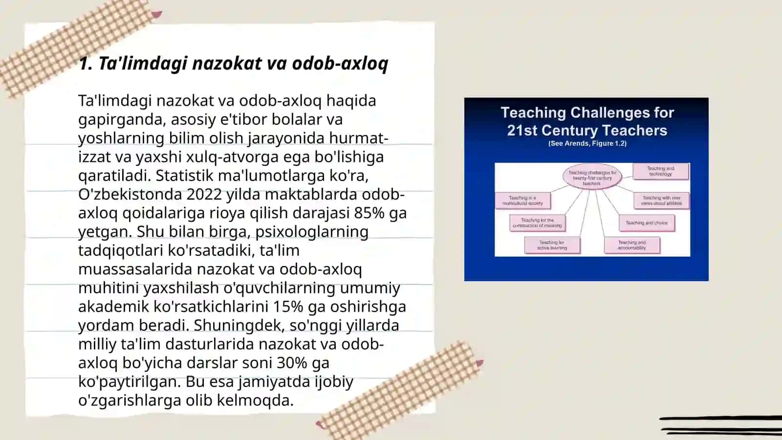 Ta'limdagi nazokat va odob-axloq 3