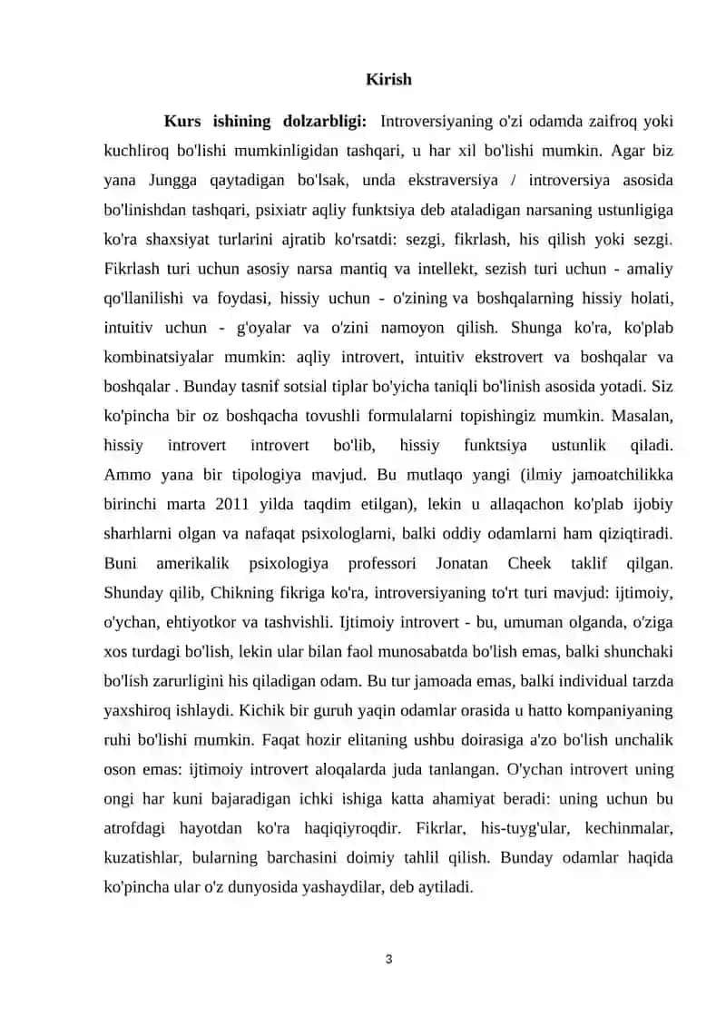 "Xorijiy psixologiyada ekstravеrsiya, introvеrsiya" 3