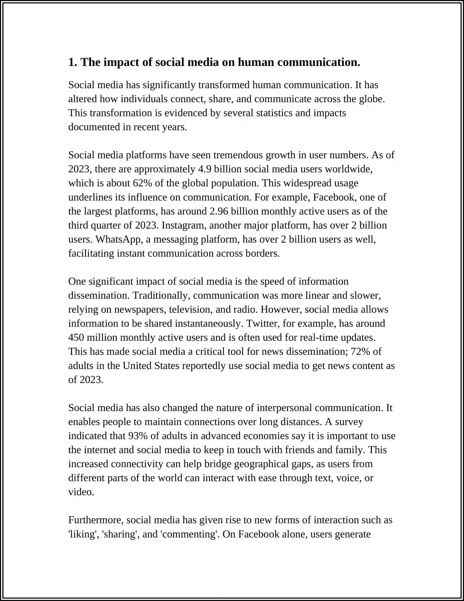 ADVANTAGE DISADVANTAGE ESSAY FULL 3