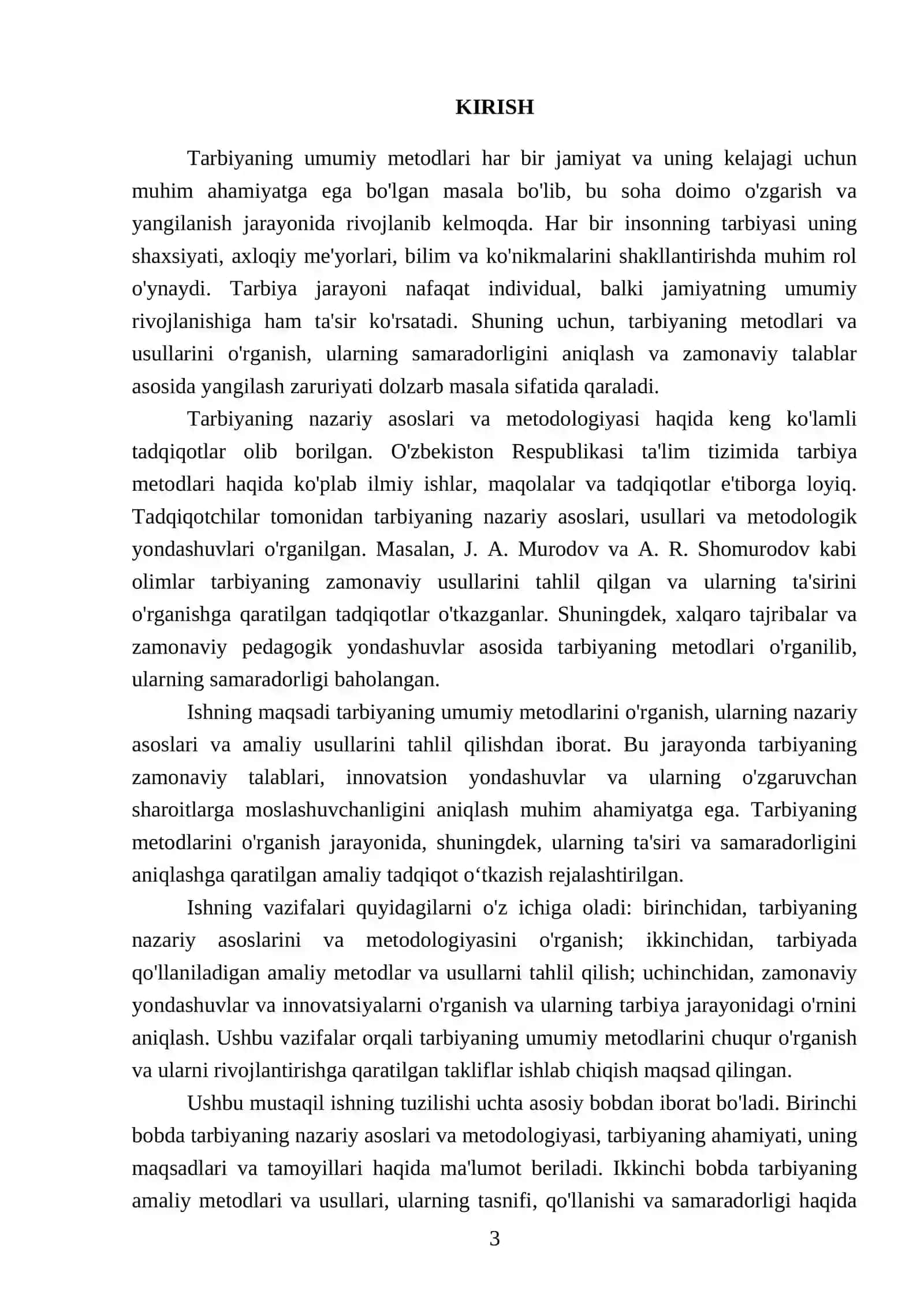 Tarbiyaning Umumiy Metodlari 3