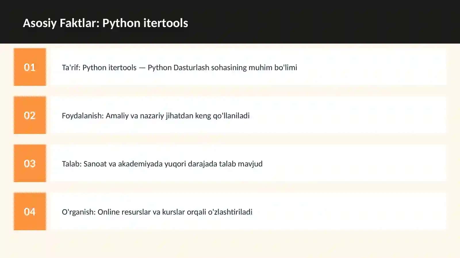 Python itertools 3