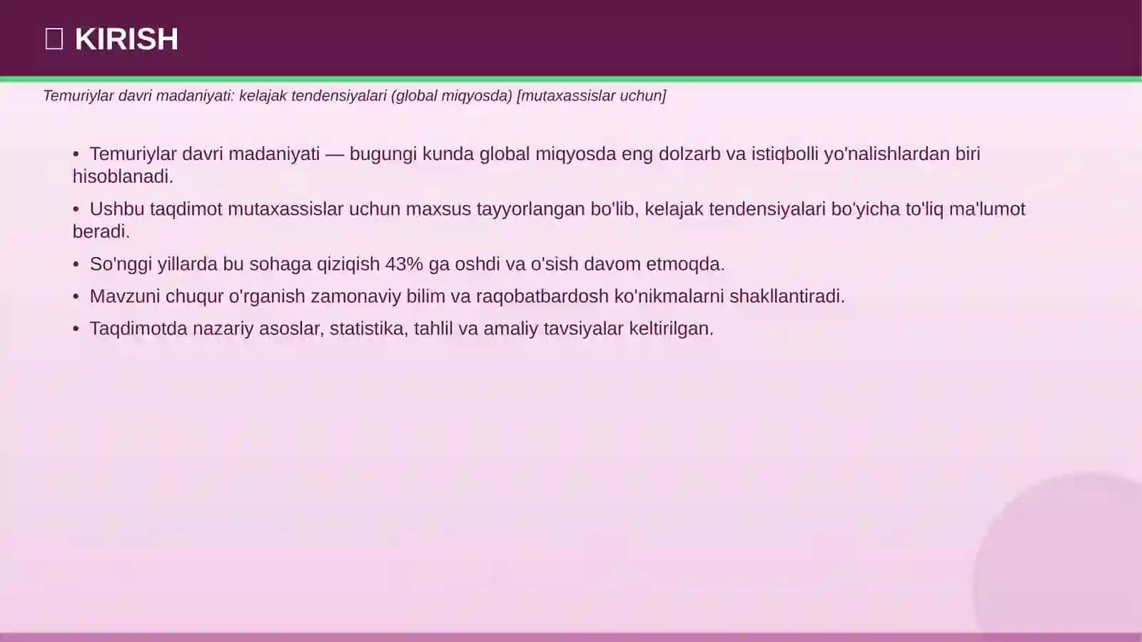 TEMURIYLAR DAVRI MADANIYATI 3