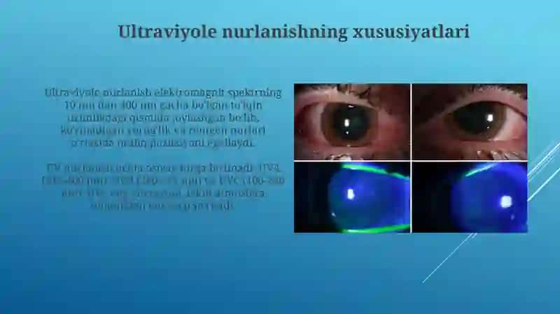 Ultrabinafsha nurlanish 3
