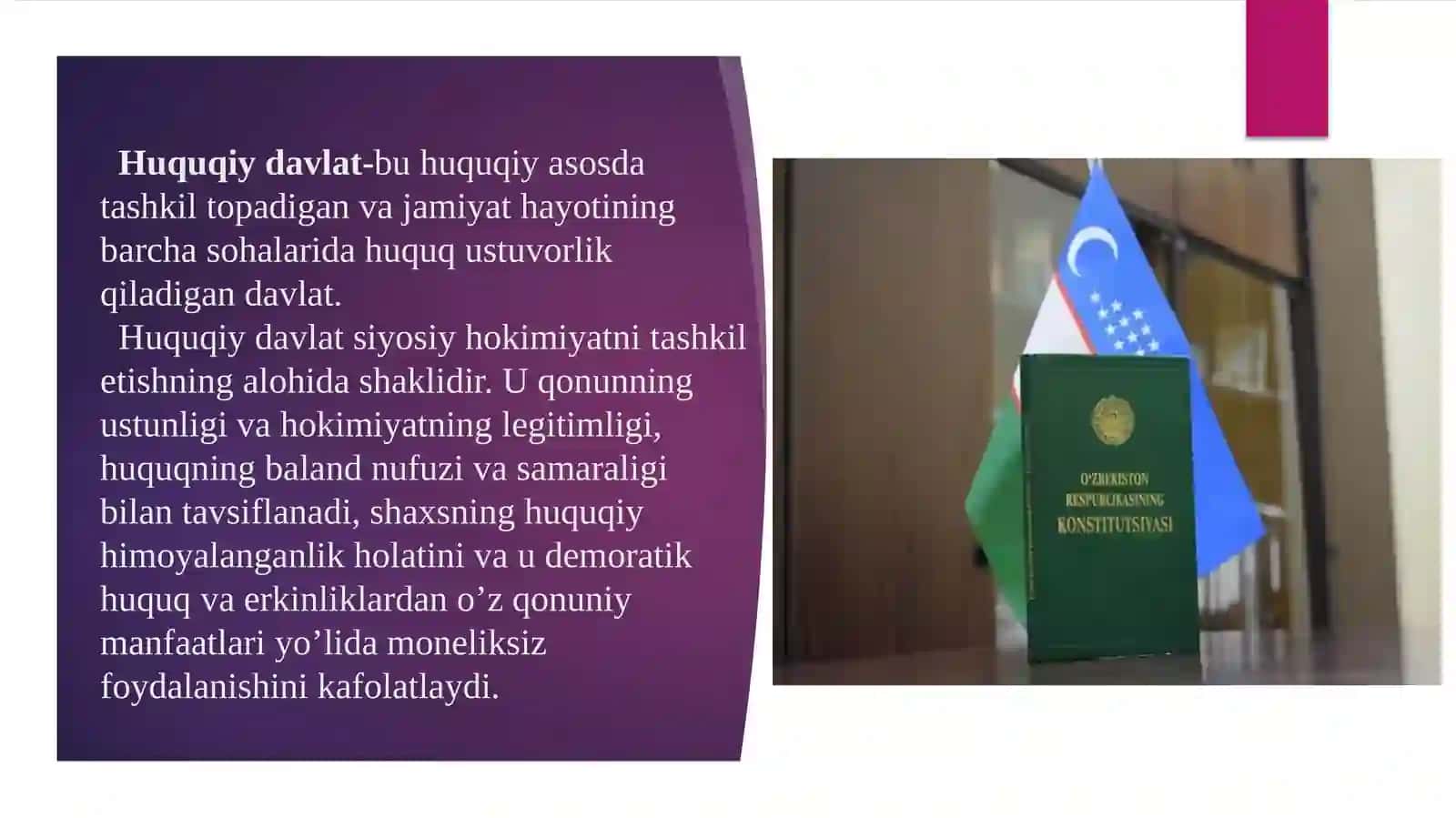 Huquqiy davlat nazariyasi, tushunchasi, prinsiplari va belgilari 3