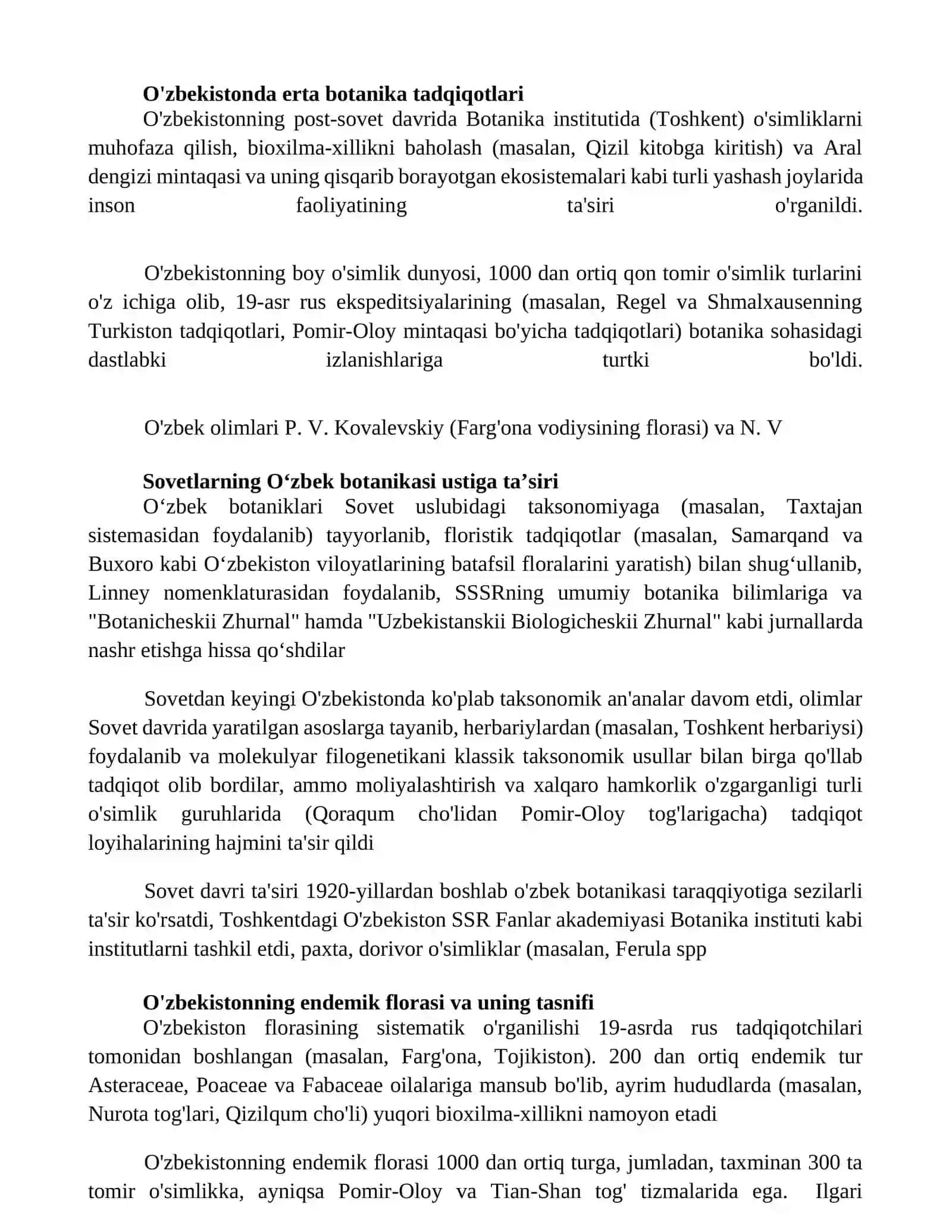 Yuksak oʻsimliklarning taksonomik tarixi 3