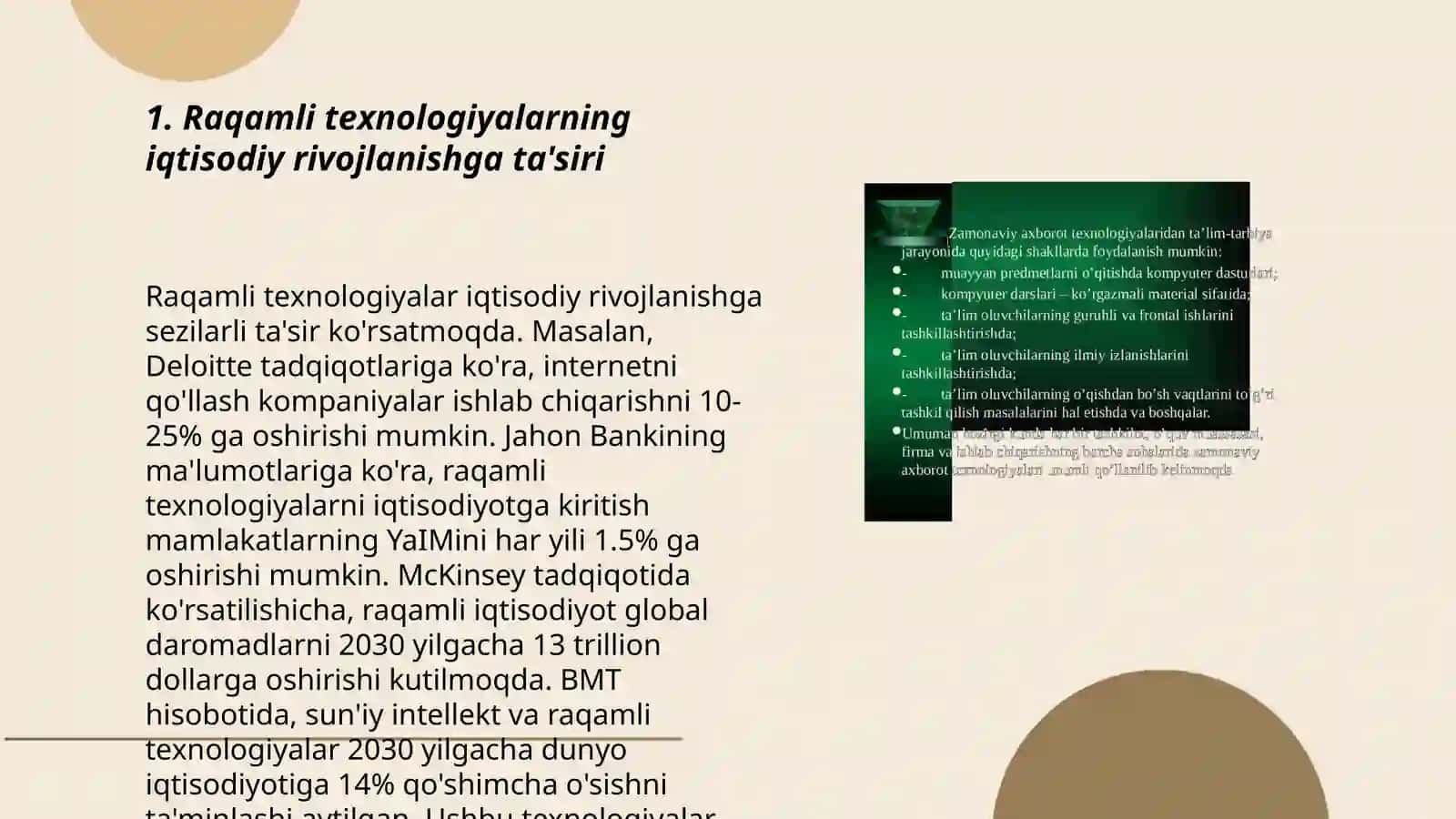 Raqamli texnologiyalarda foydalanishining rollari 3