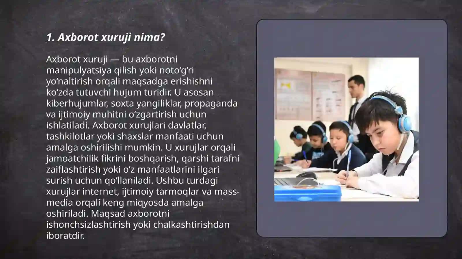 Axborot xuruji haqida 3