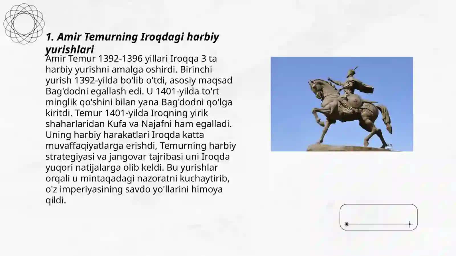 Amir Temurning Iroq, Eron, Kavkazning boʻysundirishi 3