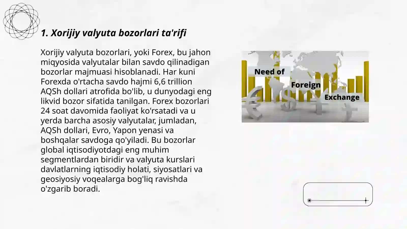 Xorijiy valyuta bozorlari ta'rifi 3