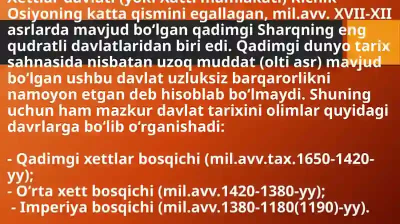 Qadimgi va Oʻrta xett bosqichi tashqi siyosati va diplomatiyasi 3